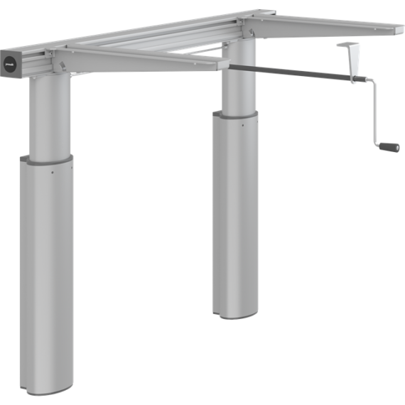 Lift for countertop, manually height adjustable, wall mounted