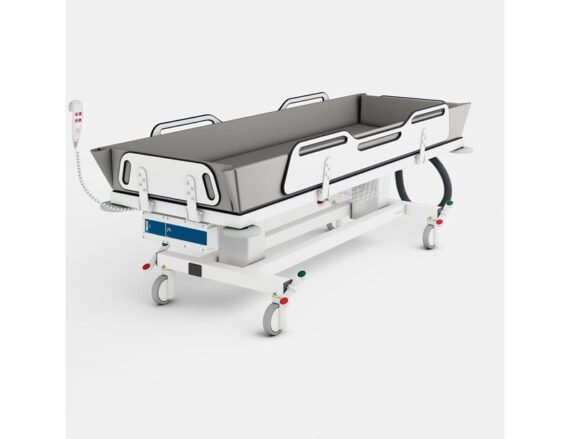 MSCT 1 shower change trolley, electrically height adjustable - Image 5