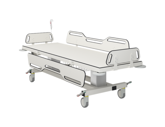 MSCT 1 shower change trolley, electrically height adjustable - Image 3