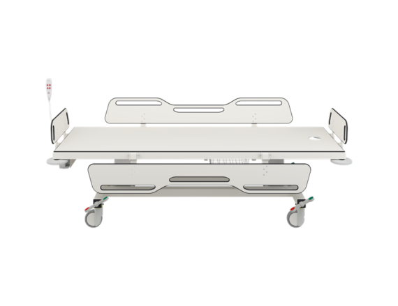 MSCT 1 shower change trolley, electrically height adjustable - Image 2